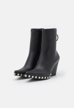 Jeffrey Campbell Walton - Cowboy-/Bikerlaarsjes - Black -Dames Kledings Winkel 777ea2f9550b482e95b02bf7f8453e19