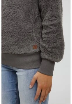 OXMO Oxanniki - Fleece Trui - Grey -Dames Kledings Winkel 7adf09e2f6c0415b8542d8ca35dd8b88