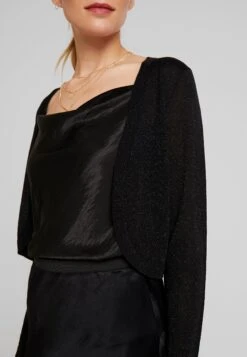 Kaffe Kaankra Bolero - Vest - Deep Black -Dames Kledings Winkel 7b7580409a8c44a79818799b4b274dca