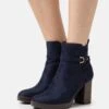 Anna Field Enkellaarsjes Met Plateauzool - Dark Blue -Dames Kledings Winkel 7e5b671d4b9548579e94fb86efd5fabe