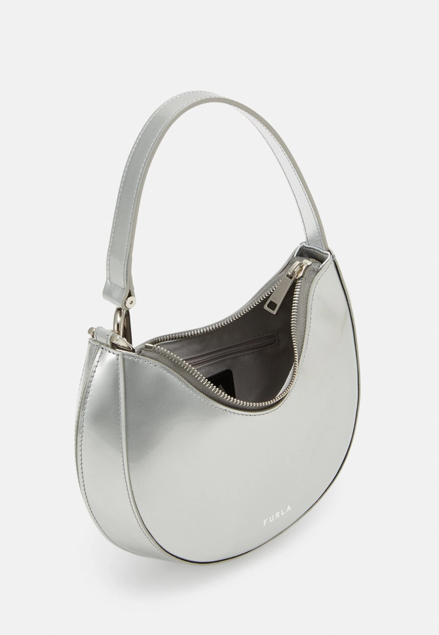 Furla Primavera Shoulder Bag - Handtas - Silver-Coloured 4 Furla Primavera Shoulder Bag - Handtas - Silver-Coloured - Afbeelding 3