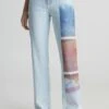 Calvin Klein Jeans High Rise Printed - Straight Leg Jeans - Denim Light -Dames Kledings Winkel 83a8cdb9a40845cba55f8e6b654aecf2