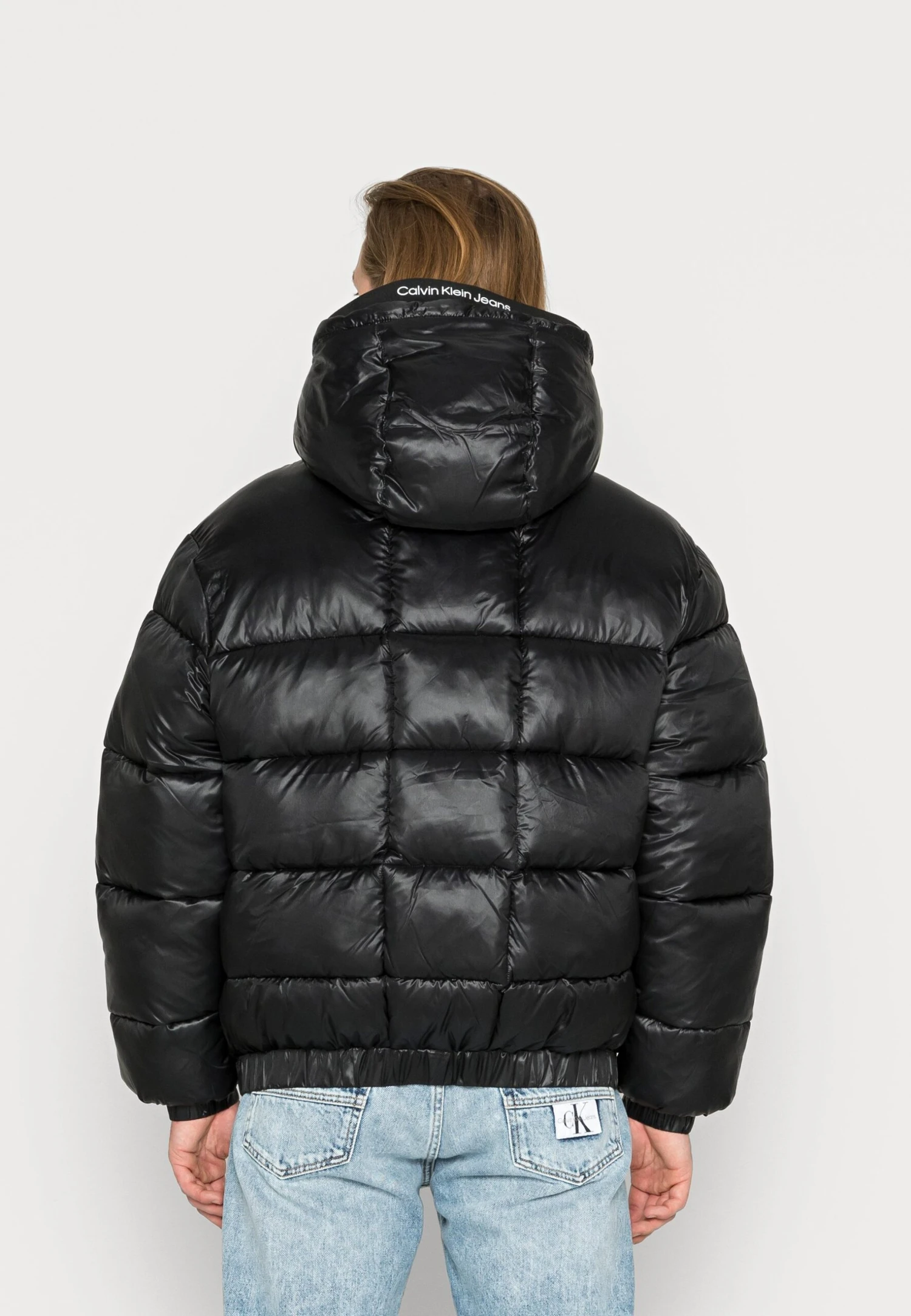Calvin Klein Jeans Shine Puffer Unisex - Winterjas - Black 5 Calvin Klein Jeans Shine Puffer Unisex - Winterjas - Black - Afbeelding 3