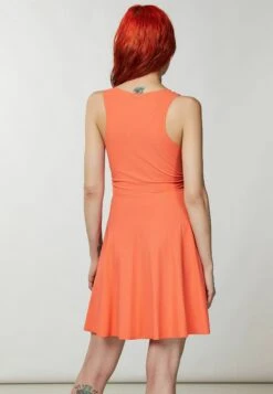 Patrizia Pepe Essential- Jurk - Intense Coral -Dames Kledings Winkel 86434886480b48ca8fb9624ffffaf5f9