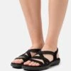 Skechers Reggae Slim Fit - Sandalen - Black Gore -Dames Kledings Winkel 87d8a516fd7b4a57959be40379a90e11