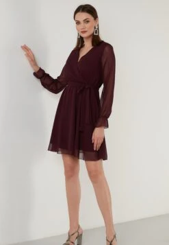 LELA Mini- Jurk - Purple -Dames Kledings Winkel 89518ee969f44ebfb4428b300136144f