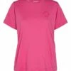 Moves Nielli - T-Shirt Basic - Shocking Pink -Dames Kledings Winkel 8b01b7783c984ad08a652008d789e24d