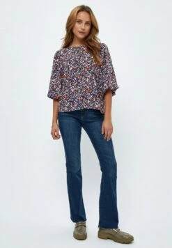 Minus Selia 3/4 Sleeve- Blouse - Ash Rose Print -Dames Kledings Winkel 8b1b9e61123b40ba8e2f94883ffe5f70