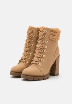 Anna Field Leather - Veterboots - Beige -Dames Kledings Winkel 8c53a7d661e54584a192aa05658ebfaa