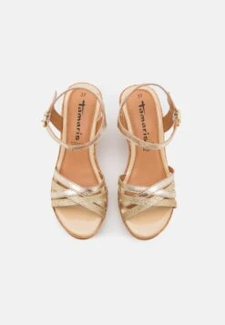 Tamaris Sandalen Met Hoge Hak - Light Gold -Dames Kledings Winkel 8c8a066a49e7460cbc5352587f615569