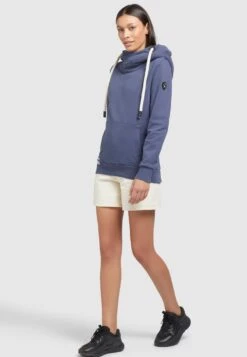 Khujo Rhabea - Hoodie - Dunkelblau -Dames Kledings Winkel 91afe145c430488fb87d0061808f7e45