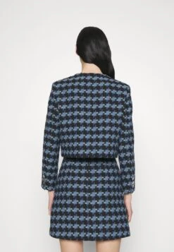 Sandro Recoupe - Blazer - Bleu/Noir 13 Sandro Recoupe - Blazer - Bleu/Noir -Dames Kledings Winkel 949572114ccf4b49871f88ae8a2fbc00