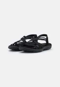 Skechers Reggae Slim Fit - Sandalen - Black Gore -Dames Kledings Winkel 97840cee0c434d808e1f35f80d39fed6