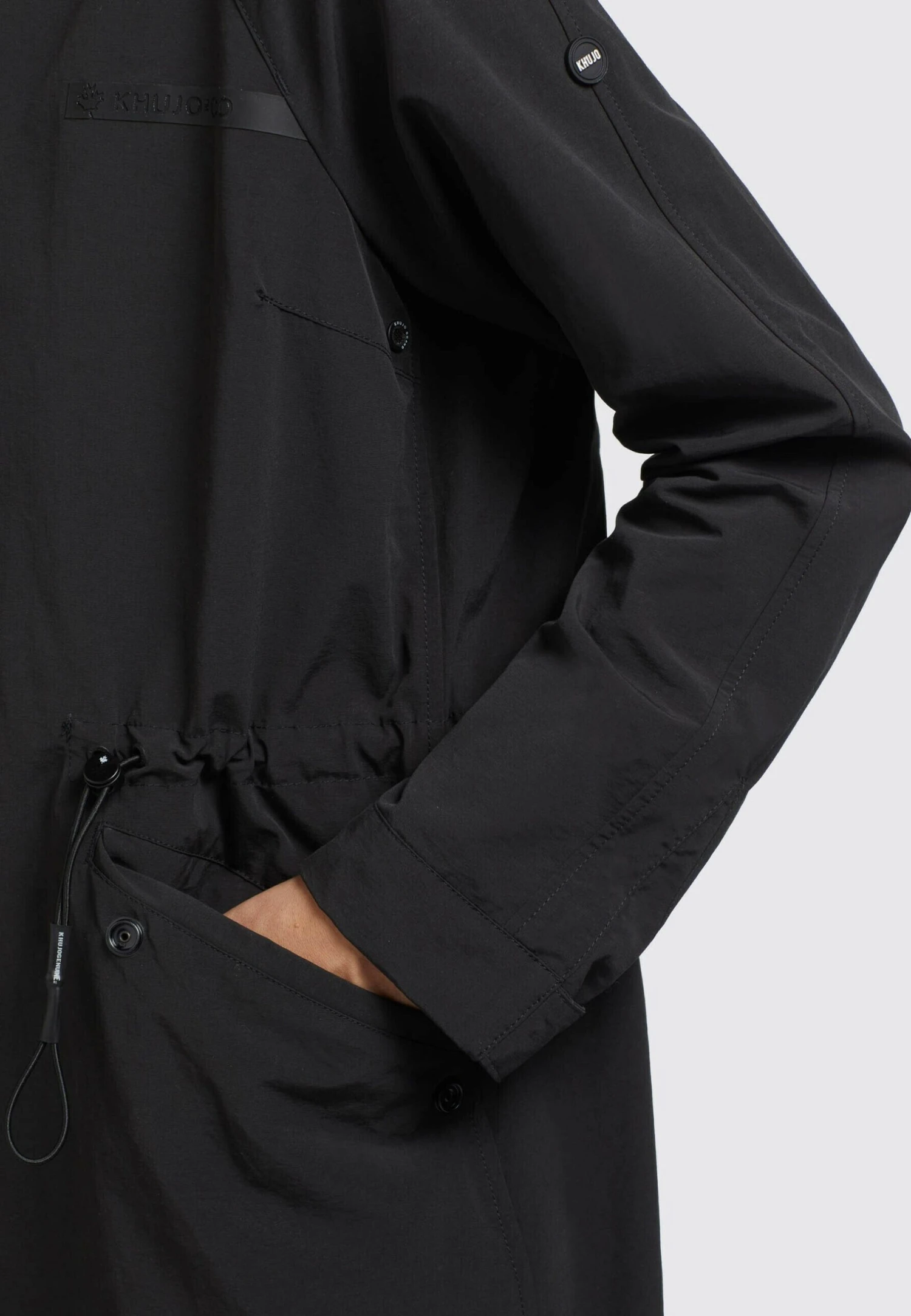 Khujo Marnia - Regenjas - Schwarz 8 Khujo Marnia - Regenjas - Schwarz - Afbeelding 6