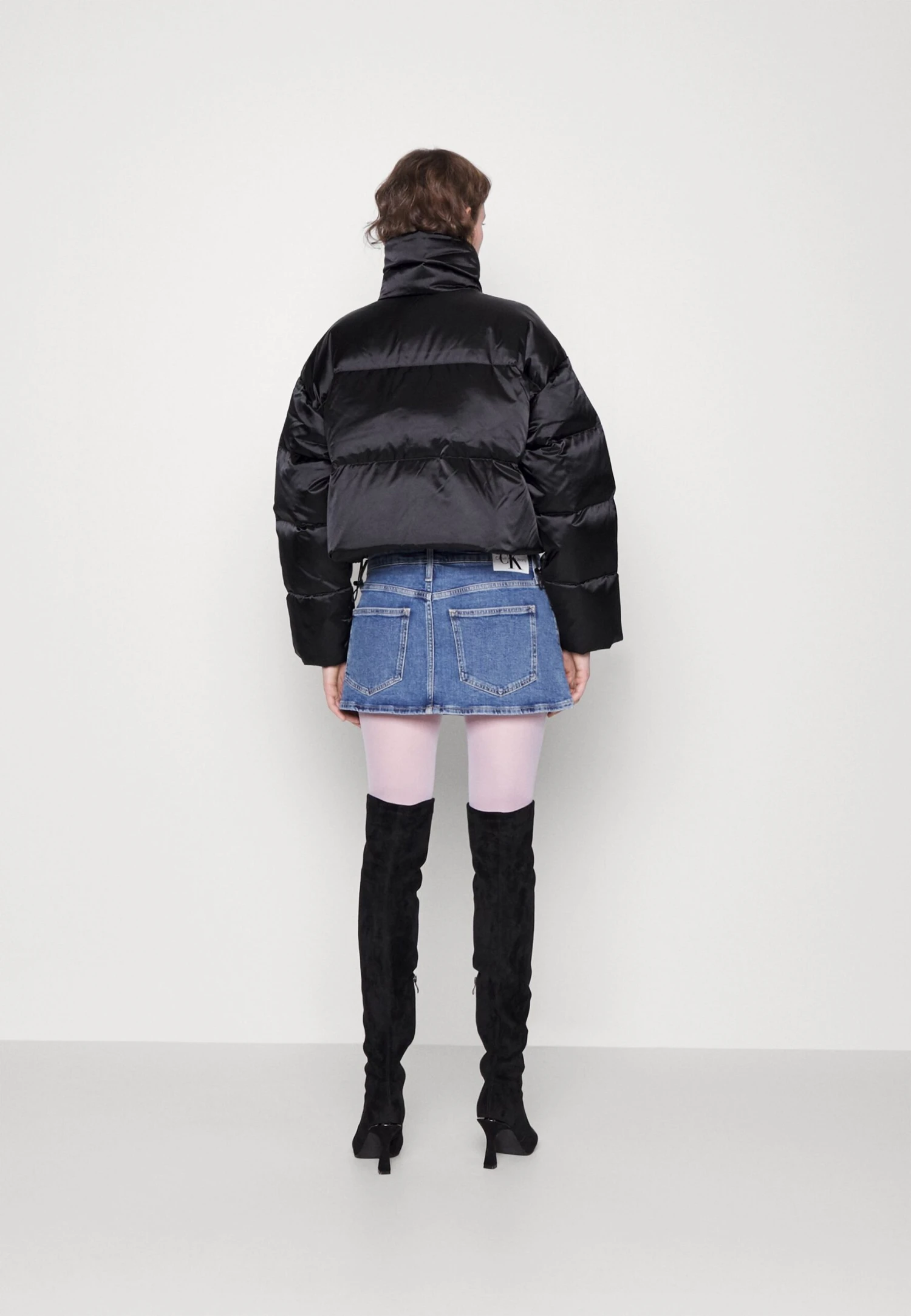 Calvin Klein Shine Puffer Down Coat - Gewatteerde Jas - Black 5 Calvin Klein Shine Puffer Down Coat - Gewatteerde Jas - Black - Afbeelding 3