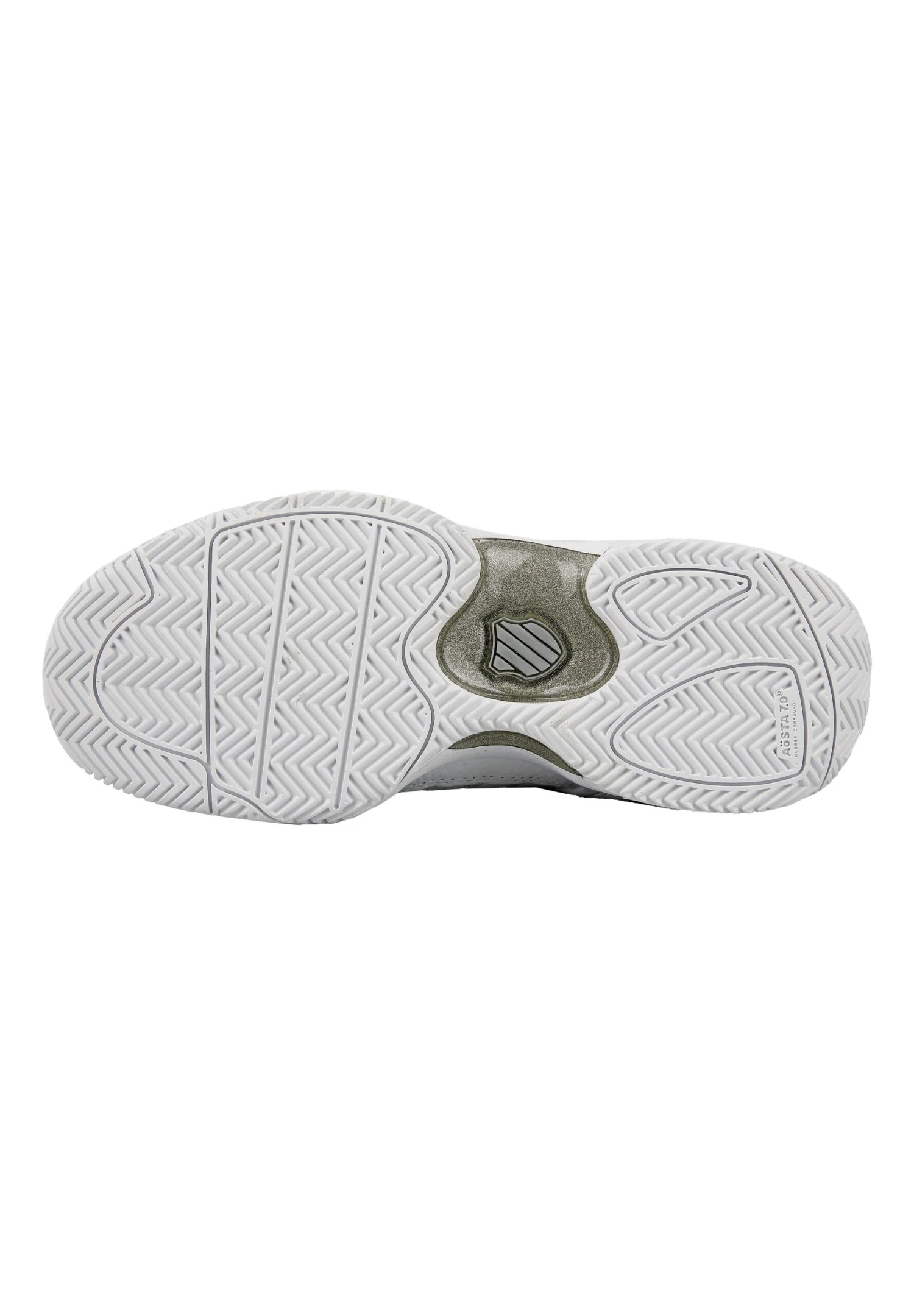 K-Swiss Defier Rs - Tennisschoenen Voor Alle Ondergronden - Weiss Grau Silber 4 K-Swiss Defier Rs - Tennisschoenen Voor Alle Ondergronden - Weiss Grau Silber - Afbeelding 2