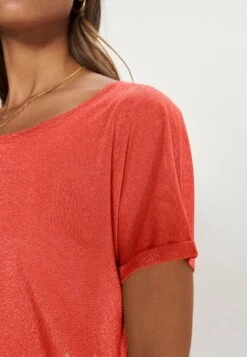 Mos Mosh Kay Tee - T-Shirt Basic - Burnt Ochre 11 Mos Mosh Kay Tee - T-Shirt Basic - Burnt Ochre -Dames Kledings Winkel 9b4e1209f78c49ef8443629c0112700a