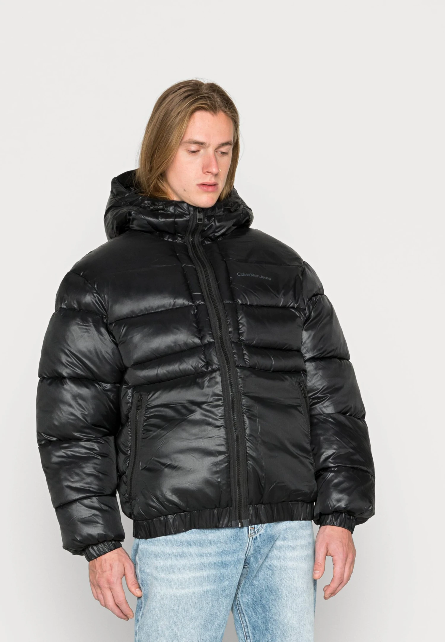 Calvin Klein Jeans Shine Puffer Unisex - Winterjas - Black 3 Calvin Klein Jeans Shine Puffer Unisex - Winterjas - Black