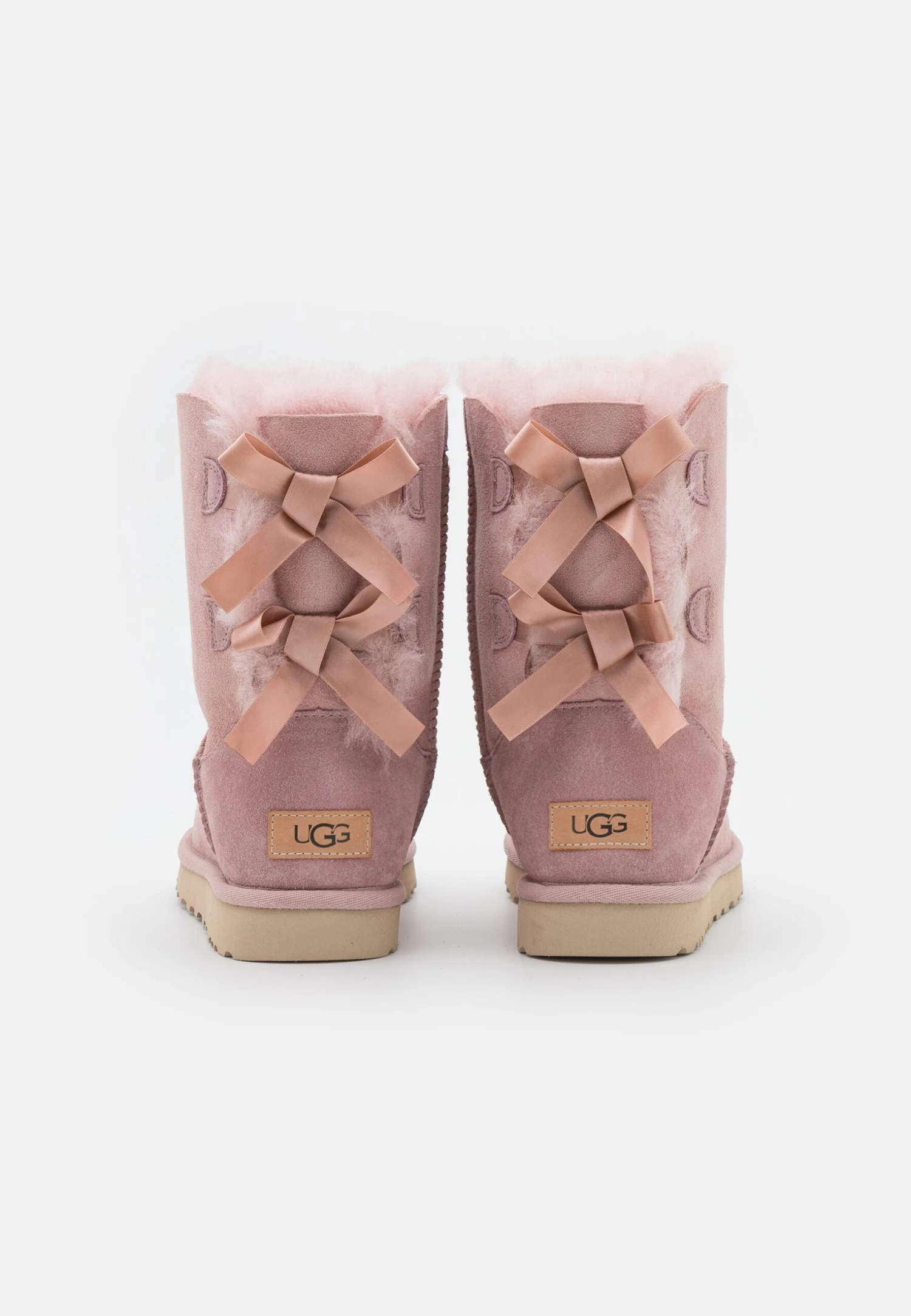 Ugg Bailey Bow - Korte Laarzen - Rose Grey 6 Ugg Bailey Bow - Korte Laarzen - Rose Grey - Afbeelding 4