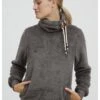 OXMO Oxanniki - Fleece Trui - Grey -Dames Kledings Winkel 9ed3790650cd442ba3d40085d1bd0e3f