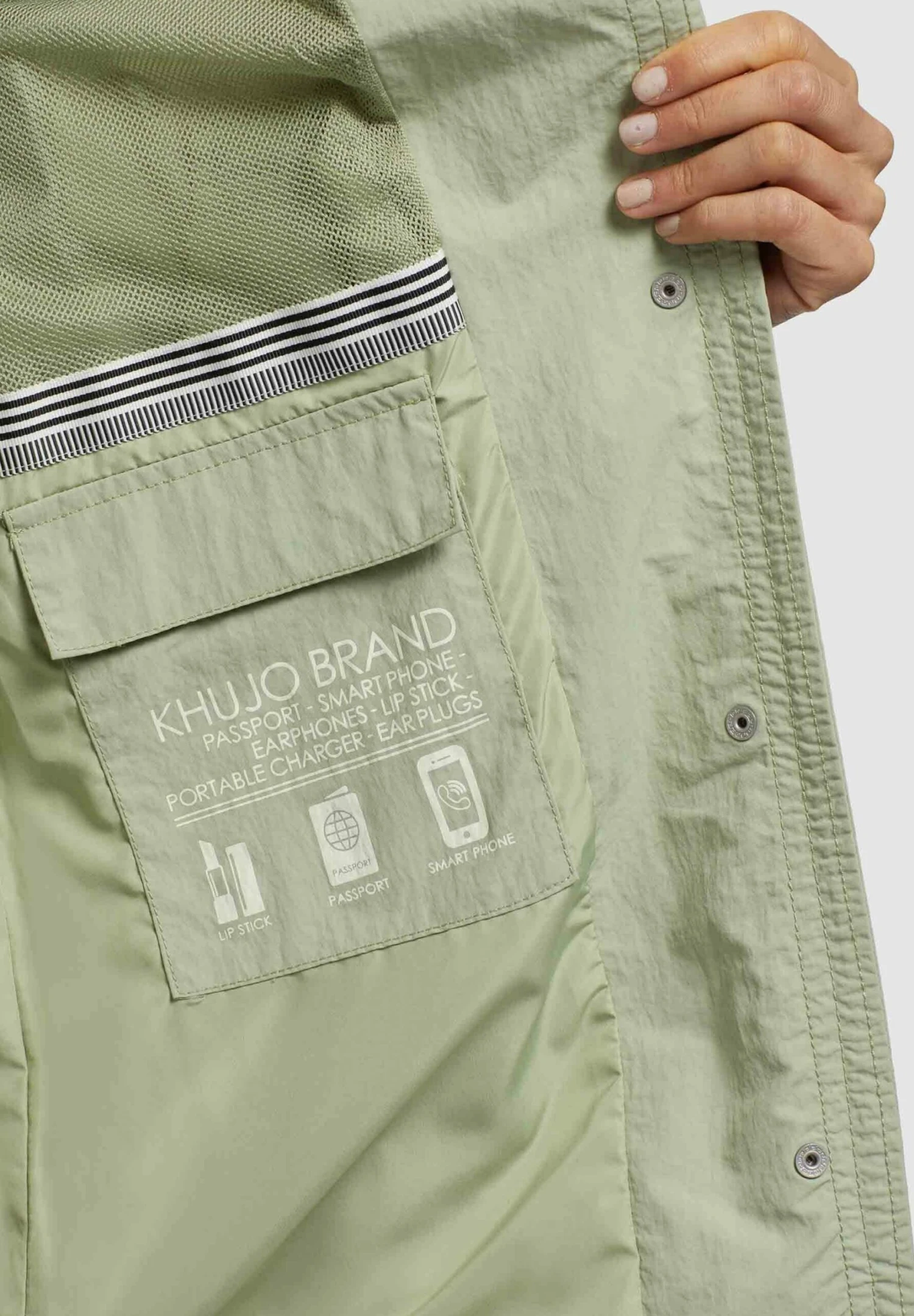 Khujo Adda - Halflange Jas - Blassgrün 9 Khujo Adda - Halflange Jas - Blassgrün - Afbeelding 7