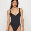 Seafolly Collective Gathered Strap One Piece - Badpak - Black -Dames Kledings Winkel a2c7ea0e05094b209c1ac5d57a90370a