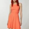 Patrizia Pepe Essential- Jurk - Intense Coral -Dames Kledings Winkel a3176e0e0b754f30addd58bdb179a6a1