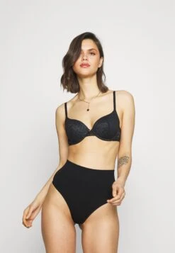 Anna Field 2Pp High Waist Thong - String - Black -Dames Kledings Winkel a445742073d54b29ad603d96bf5cfa73