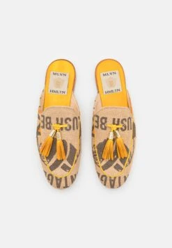 MELVIN & HAMILTON Scarlett- Muiltjes - Coffee/Sun/Goldd/Beige/Natural -Dames Kledings Winkel a4ca4eb51af741afb01f82b30dc01c0b