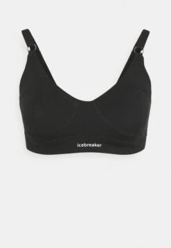 Icebreaker Merino Queens Clasp Bra - Sport Bh - Black -Dames Kledings Winkel a4d52b559e754aceb6cc14db8964bf19