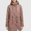 Khujo Nanda3 - Parka - Mauve -Dames Kledings Winkel a5d973479ba744048eb50917d4e6a97f