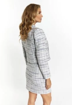 Faina Bouclé - Blazer - Blau Mehrfarbig -Dames Kledings Winkel a8aff5df52074495b94d5c7915668390