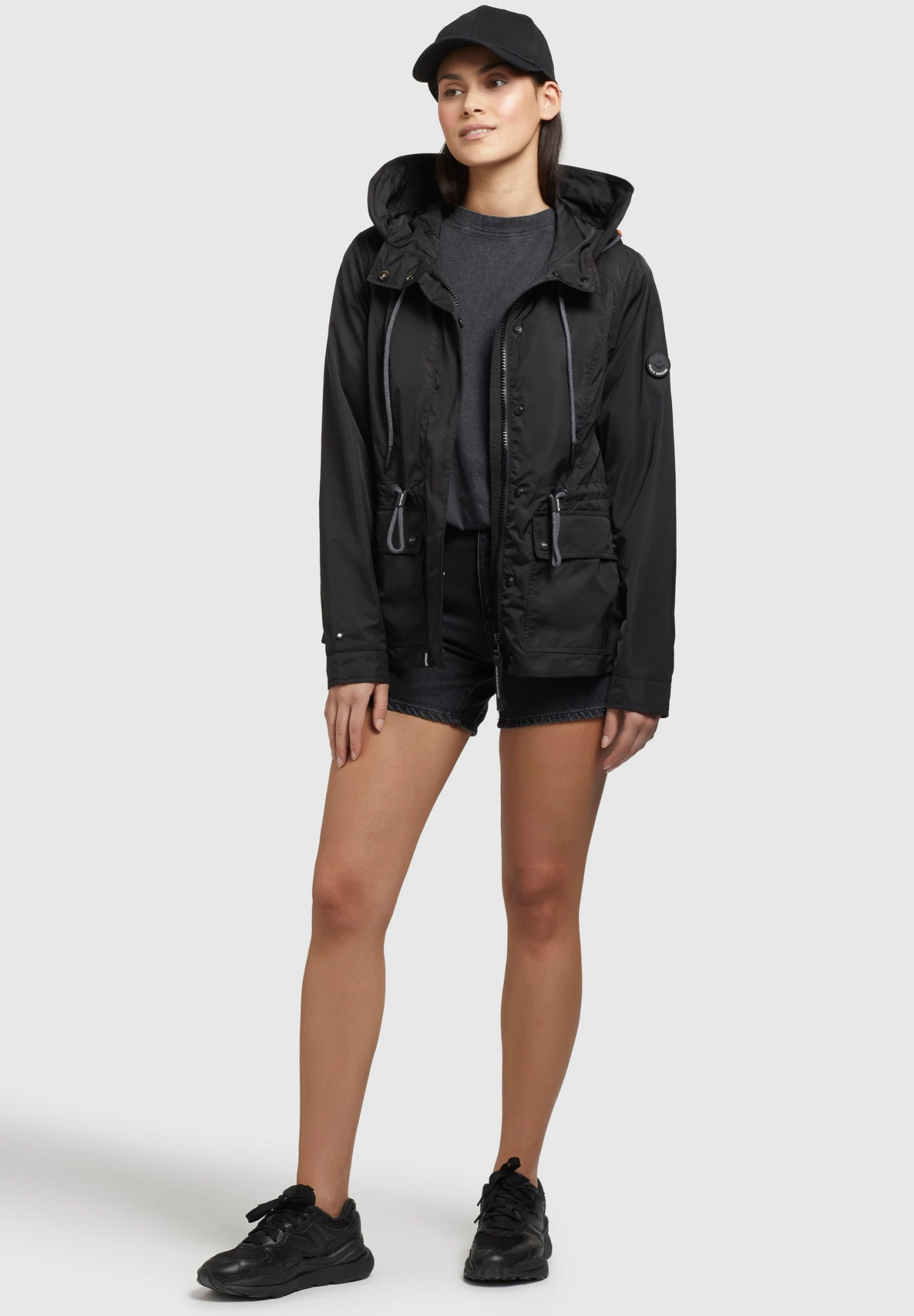 Khujo Debby - Lichte Jas - Schwarz 4 Khujo Debby - Lichte Jas - Schwarz - Afbeelding 2