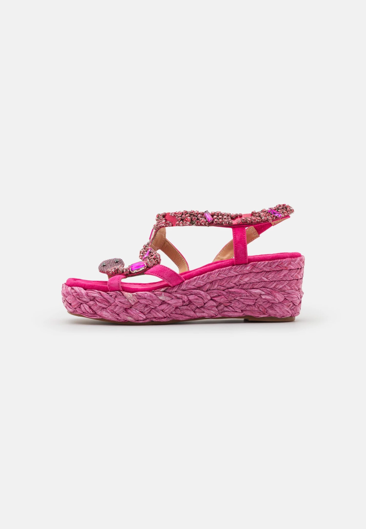 Alma En Pena Sandalen Met Sleehak - Fuxia 4 Alma En Pena Sandalen Met Sleehak - Fuxia - Afbeelding 2