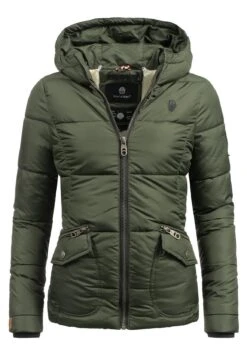 Navahoo Megan - Winterjas - Olive Green -Dames Kledings Winkel ac2b2bb2772e4ba1a6844aac18496af4