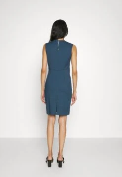Patrizia Pepe Abito Dress - Etui-Jurk - Petrol Blue -Dames Kledings Winkel aed7c1a9ea1b46cc8b23015742a8cd10