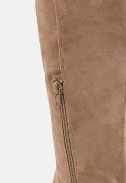 Overknee Laarzen - Beige -Dames Kledings Winkel af53d6c8665e471991951c7a51a10581