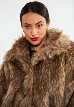 Faina Dulcey - Winterjas - Braun -Dames Kledings Winkel af5981b9802a4b5b8f77e55fa77e6624