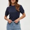 Minus Johanna- T-Shirt Basic - Dark Blue 2 Minus Johanna- T-Shirt Basic - Dark Blue -Dames Kledings Winkel b4997a200aff420ea02d36a8b3aba690