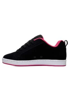 DC SHOES Court Graffik - Sneakers Laag - Black/Pink Stencil -Dames Kledings Winkel b4b4d268beb44d2eafe0c83d73c1f95f