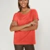 Mos Mosh Kay Tee - T-Shirt Basic - Burnt Ochre -Dames Kledings Winkel b72c9852ab8d4e97a05d9a7555d930ba