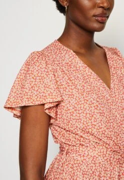 Anna Field Jurk - Brown/White -Dames Kledings Winkel bd5c221358784b13845a06ac72b3cf08