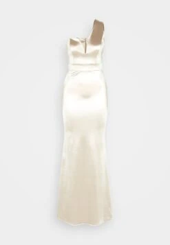Wal G Evalina One Sleeve Maxi - Galajurk - Champagne -Dames Kledings Winkel bee91a43ab8a40ddada55014aa995535