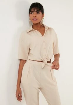 LELA Regular Fit - Overhemdblouse - Stone