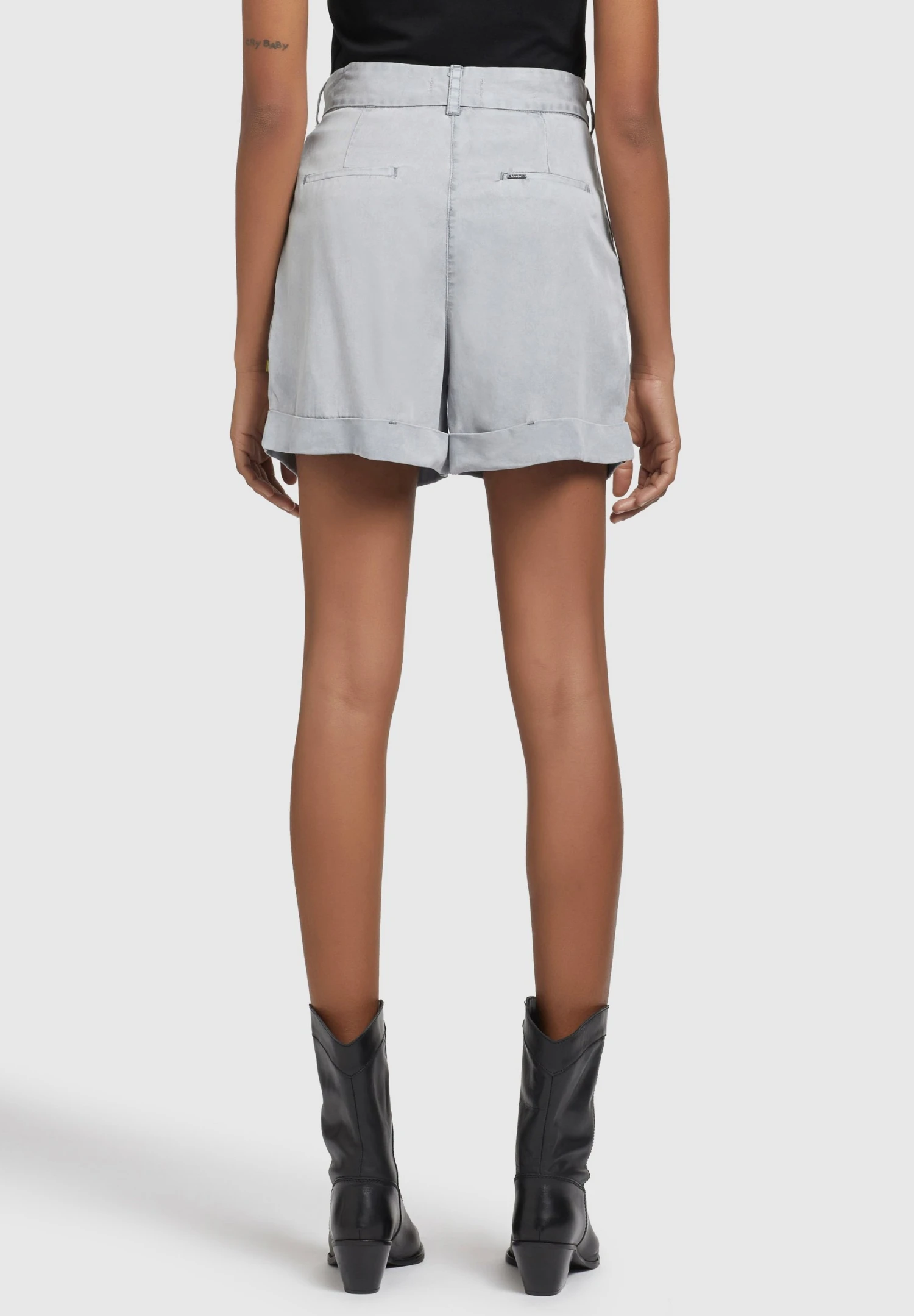 Khujo Elida - Shorts - Grey 5 Khujo Elida - Shorts - Grey - Afbeelding 3