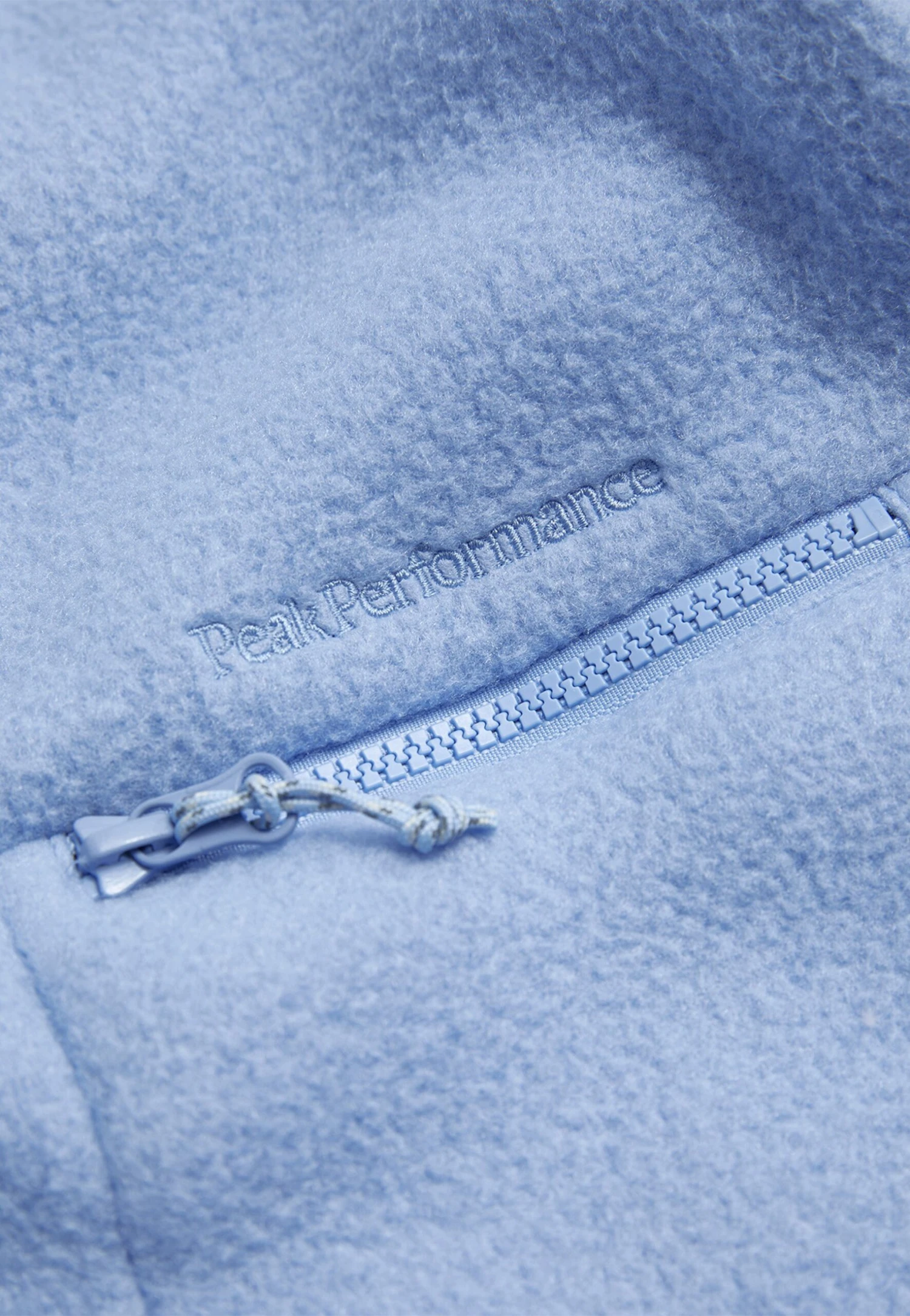 Peak Performance W Fleece Snap T-Neck - Fleece Trui - Hellblau 6 Peak Performance W Fleece Snap T-Neck - Fleece Trui - Hellblau - Afbeelding 4