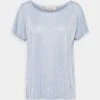 Mos Mosh Kay Tee - T-Shirt Basic - Bel Air Blue -Dames Kledings Winkel c467e2a3ee76422fa0b8444eb656d4d6