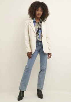 Kaffe Sakura - Blazer - Antique White -Dames Kledings Winkel c553ed6e1ec847969a2f9c286265547a