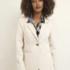 Kaffe Sakura - Blazer - Antique White -Dames Kledings Winkel c8ba2a64e3804fae9a40c725ecd34ca4
