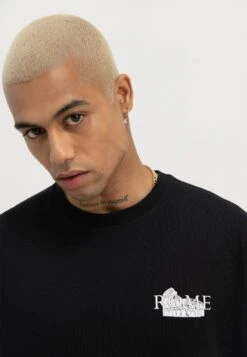 YOURTURN Rome Tee Unisex - T-Shirt Print - Black -Dames Kledings Winkel caa47122b38445a1916e5d1e3de441d1